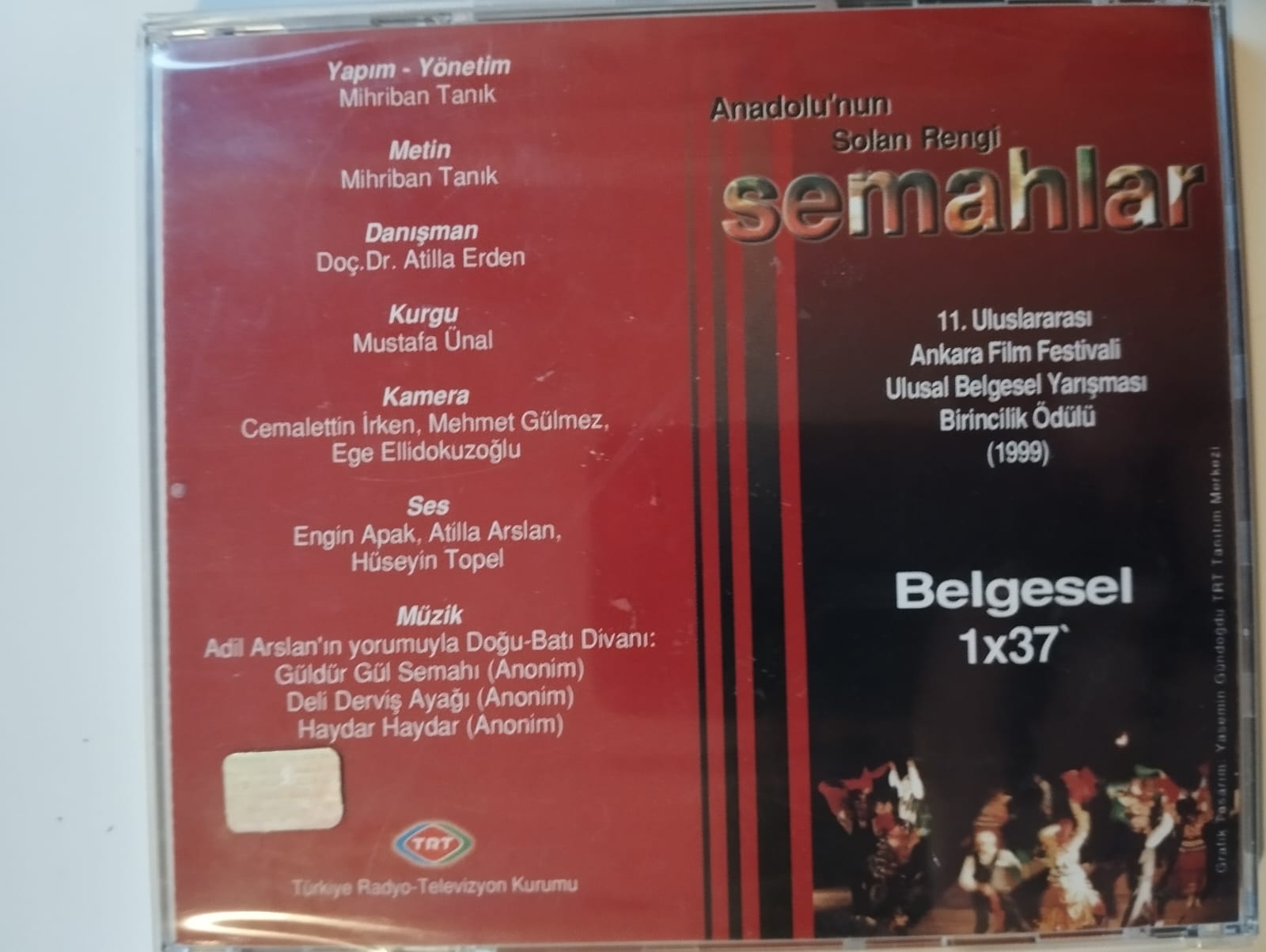 Anadolunun Solan Rengi SEMAHLAR - Türkiye  Basım CD Albüm/Açılmamış Ambalajlı