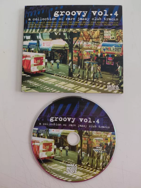 Groovy Vol. 4 (A Collection Of Rare Jazzy Club Tracks) - 1999 Avrupa Basım CD Albüm-2.el