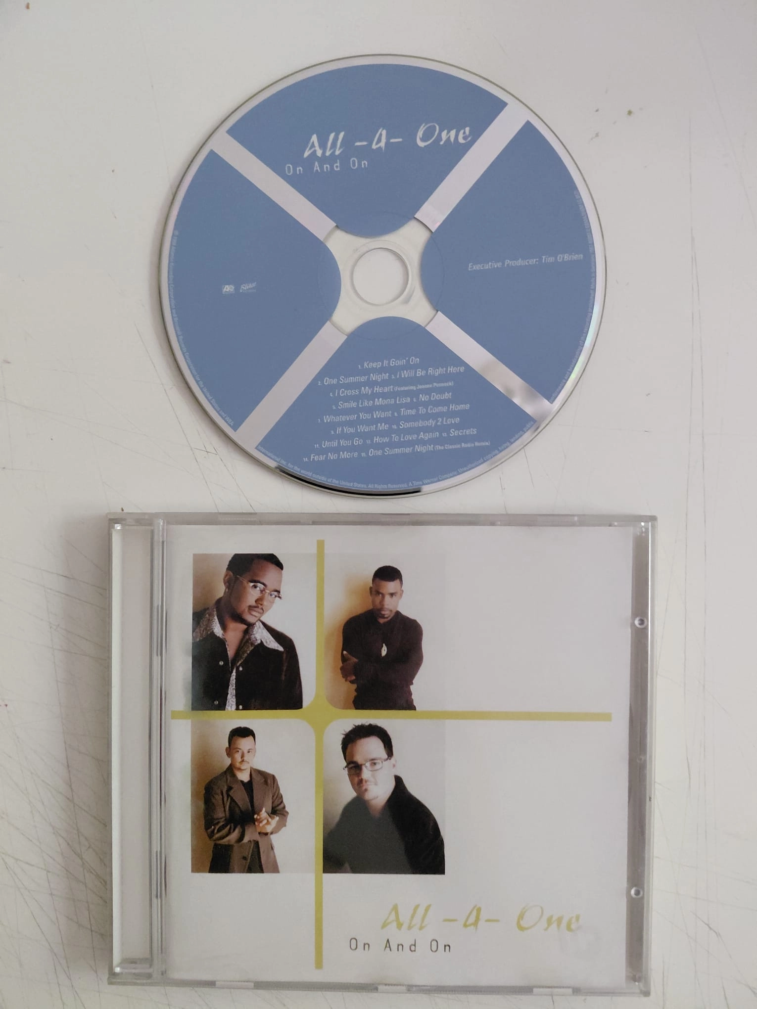 All-4-One – On And On - 1998 Avrupa Basım CD Albüm - Hip Hop-2.el