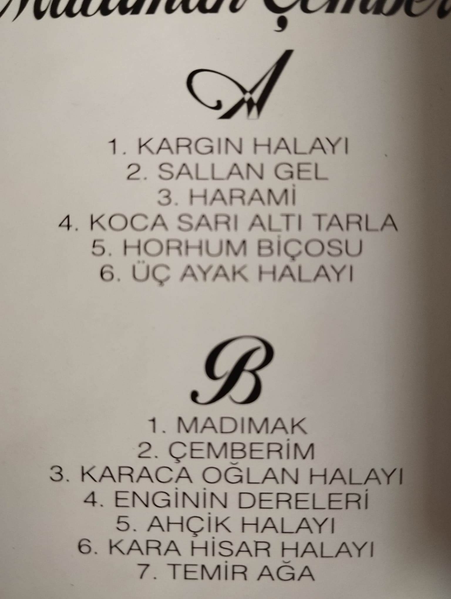 Bekir Arıs /Yüksel Arıs – Sivas Halayları Madımak -  1997 Türkiye Basım  Kaset Albüm-2.el