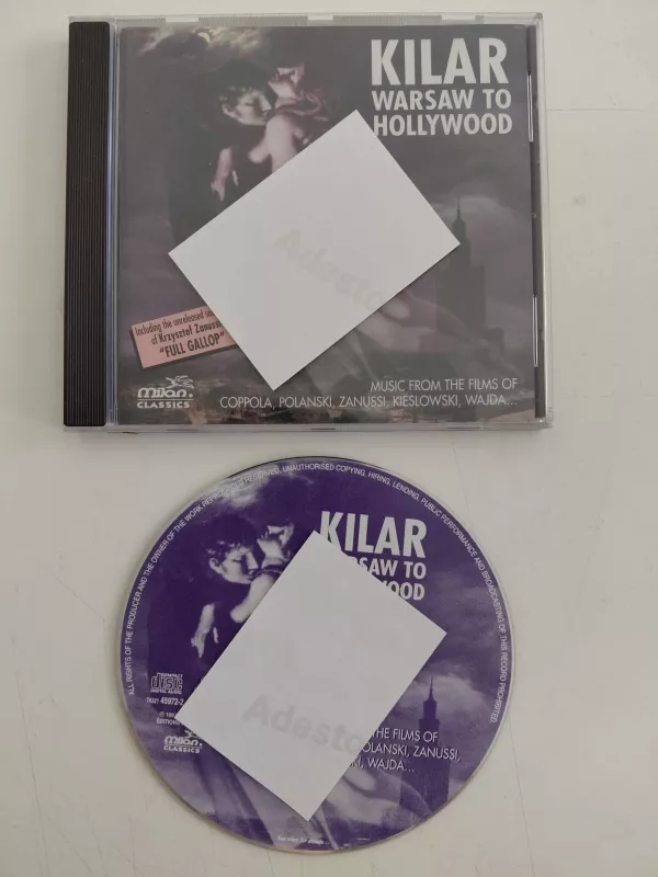 Wojciech Kilar – Warsaw To Hollywood (Soundtrack) - 1997 Fransa Basım - CD Albüm-2.el