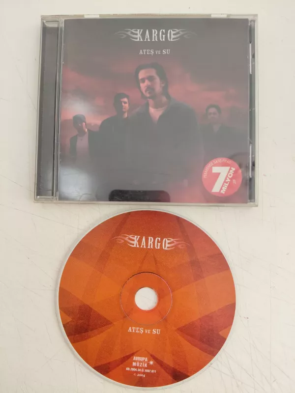 Kargo – Ateş ve Su - 2004 Türkiye Basım CD Albüm-2.el