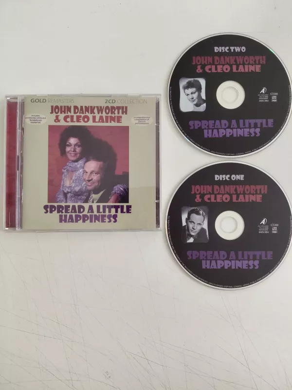 John Dankworth & Cleo Laine – Spread A Little Happiness - 2006 İngiltere Basım - 2xCD Albüm-2.el