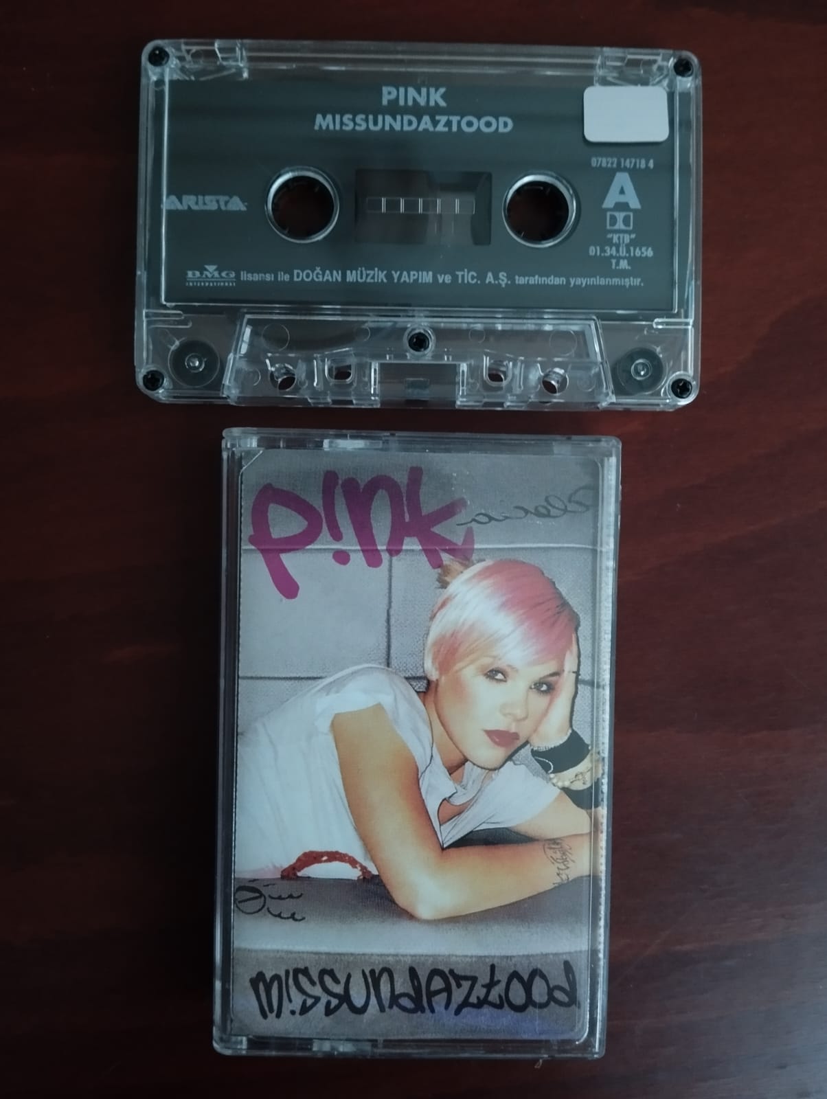 P!NK – M!ssundaztood - 2001 Türkiye Basım 2. El Kaset Albüm