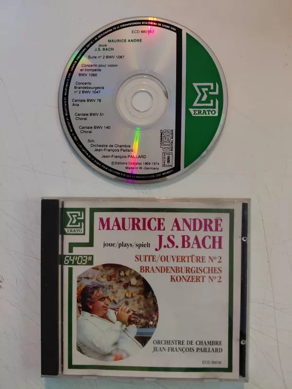 Joue / Spielt Bach – Suite = Ouvertüre N°2 /Brandenburgisches Konzert N°2 - CD 2.el