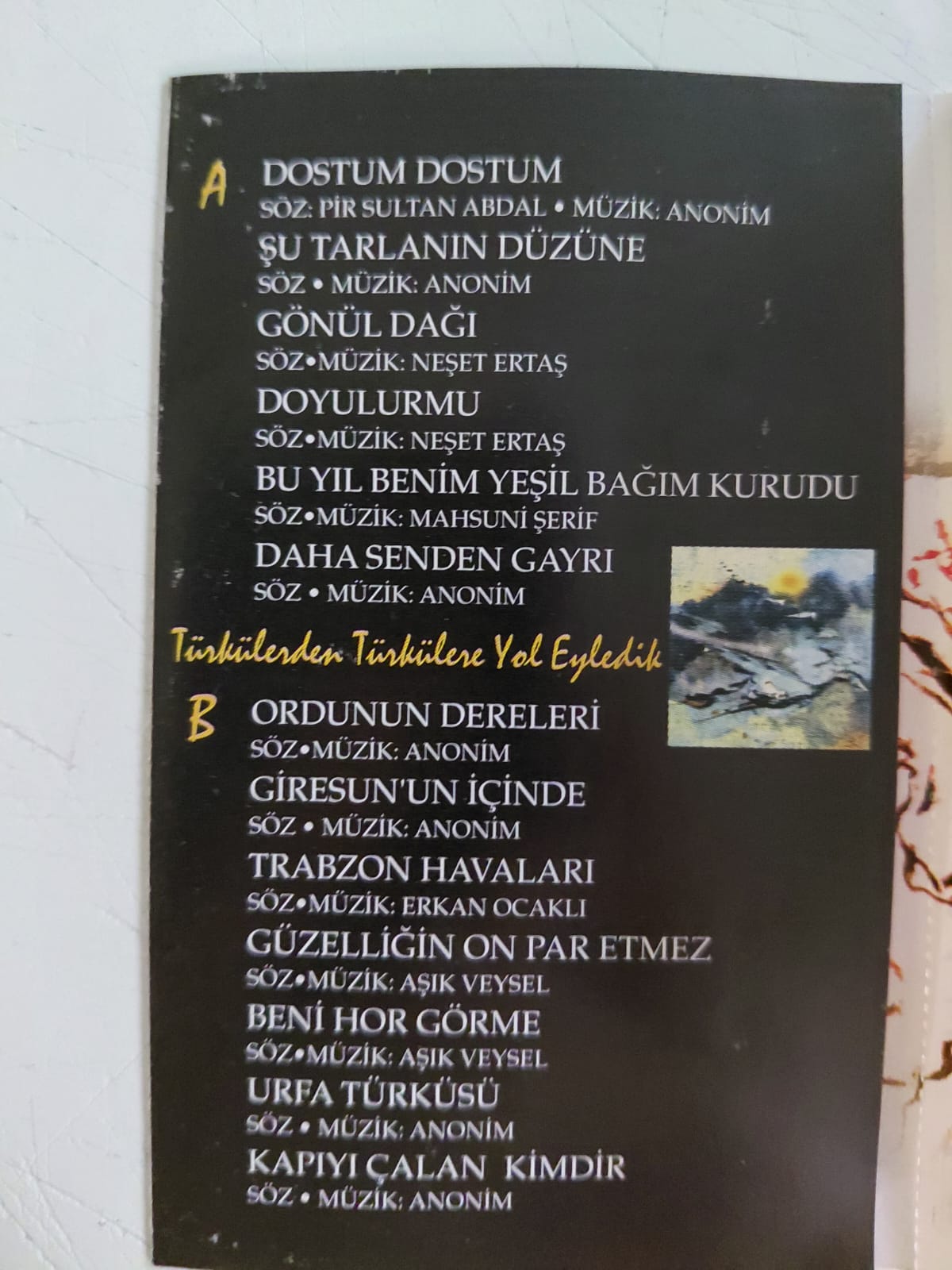 Grup Turnalar - türkülerden türkülere yol eyledik - 1998 Türkiye Basım Kaset-2.el