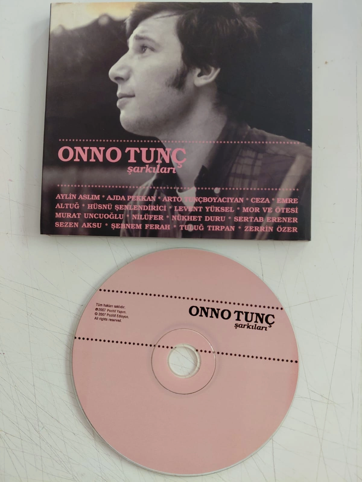 Onno Tunç Şarkıları  - 2007 Türkiye  Basım  CD Albüm-2.el