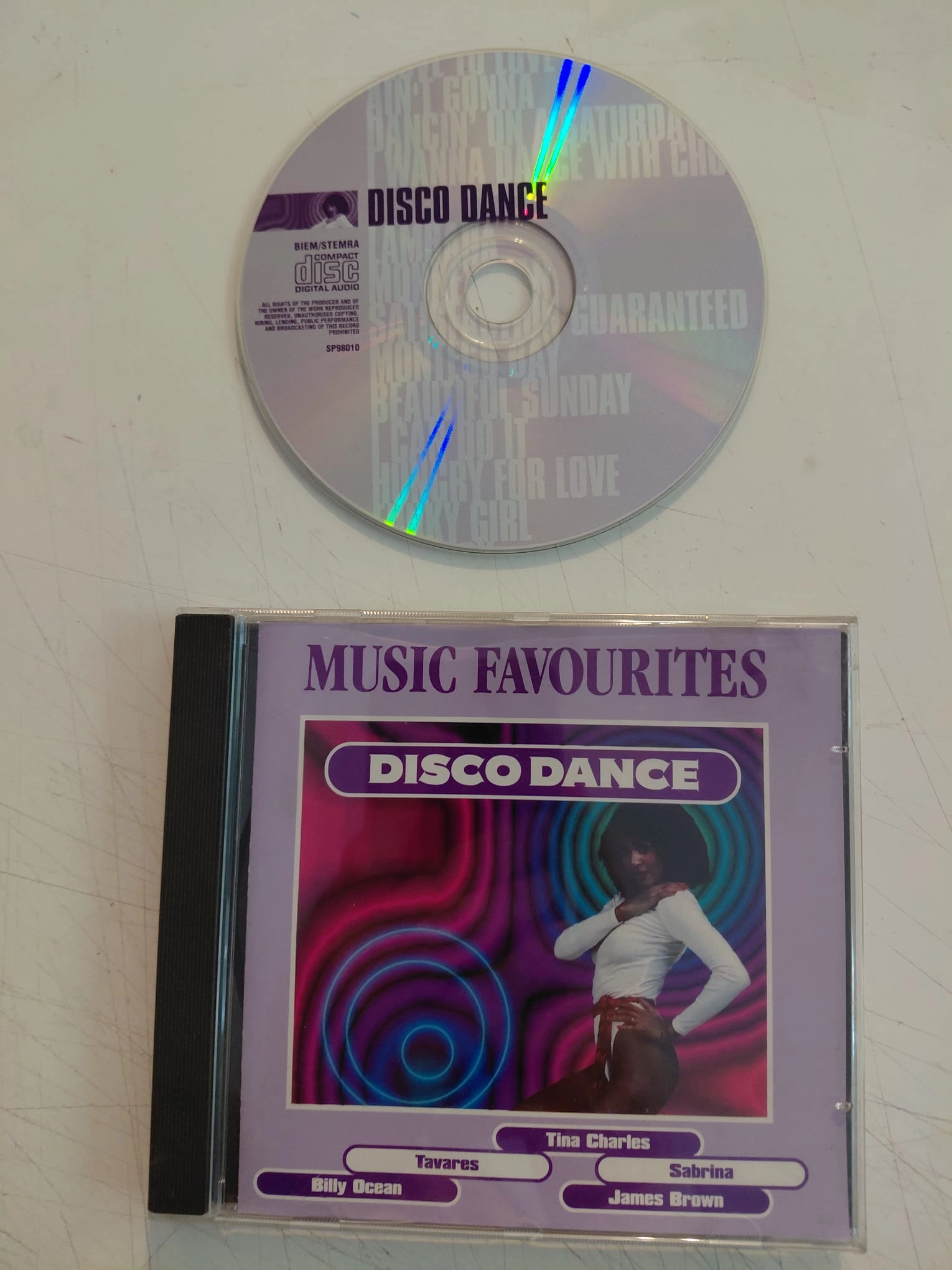 Disco Dance (Tavares,Barry Blue...) -  1998 Hollanda Basım CD Albüm-2.el