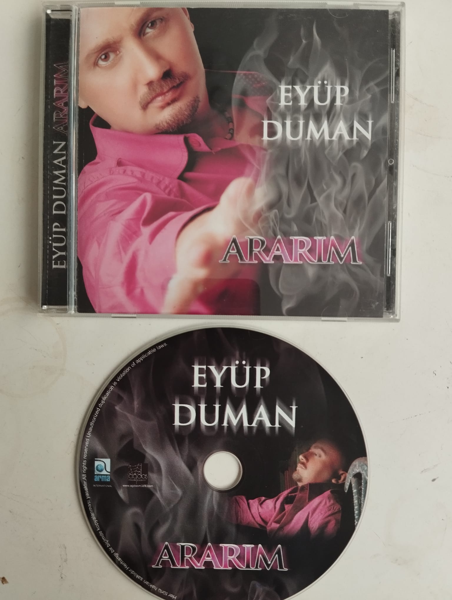 Eyüp Duman  / Ararım -  Türkiye Basım - 2. El CD Albüm