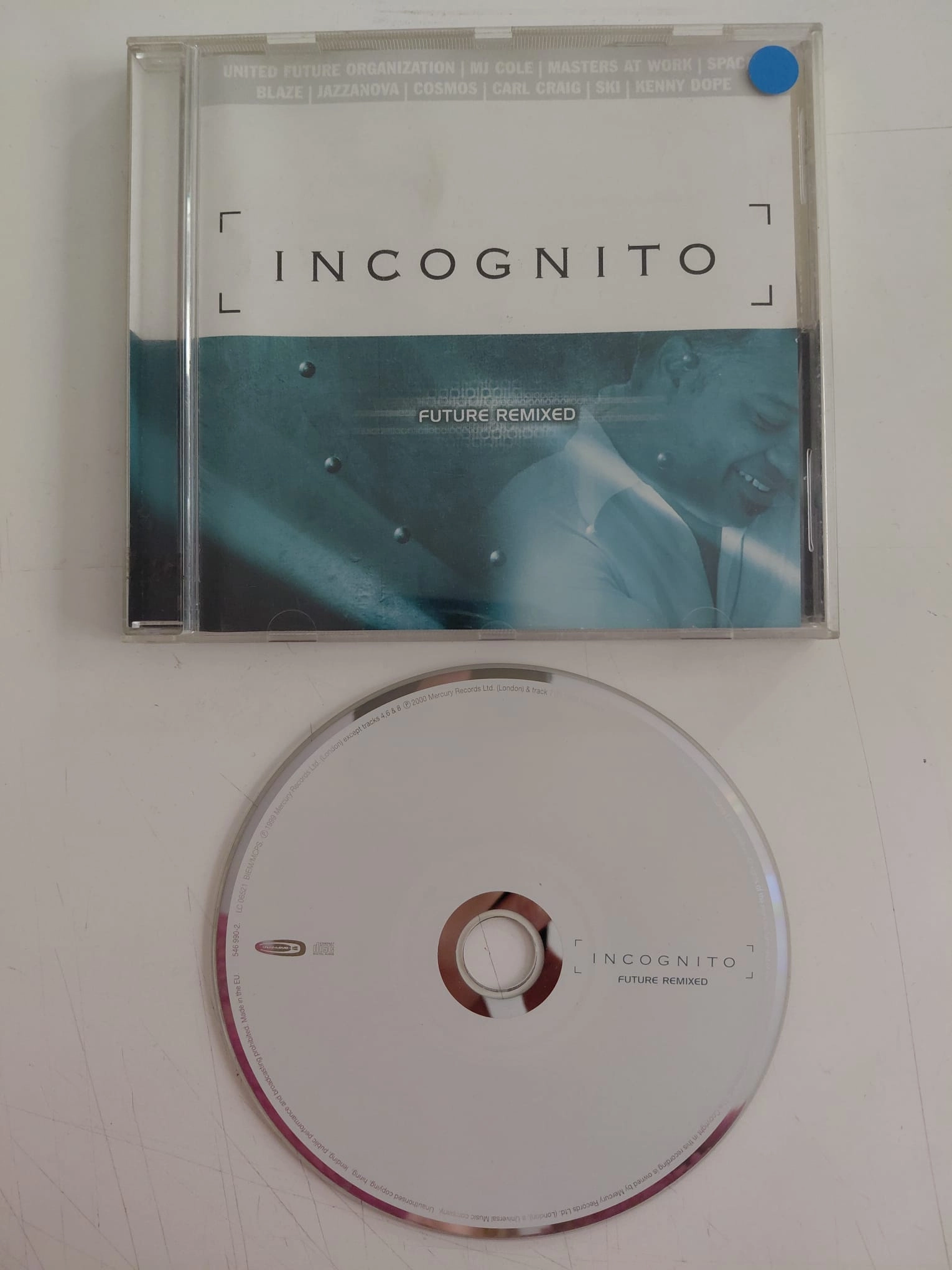 Incognito – Future Remixed  - 2000  Avrupa Basım CD Albüm-2.el