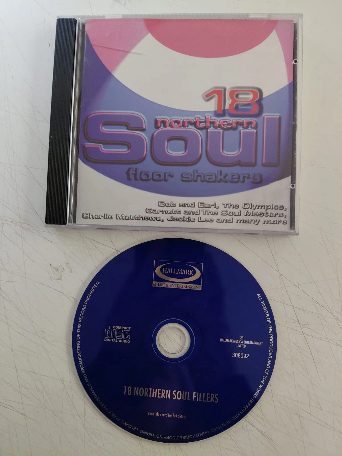 18 Northern Soul Floor Shakers - 1998 İngltere Basım CD Albüm-2.el