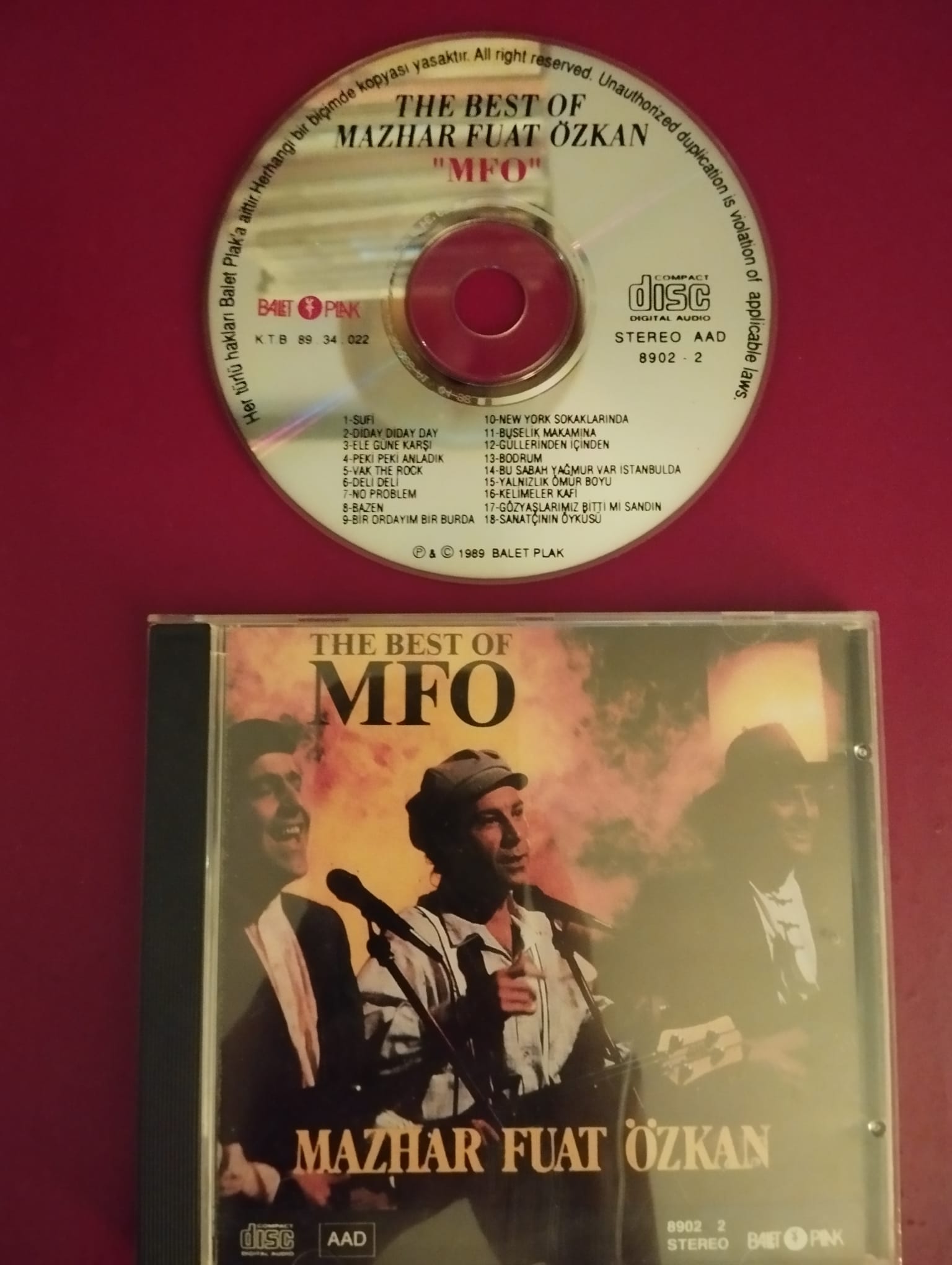 MFÖ – The Best Of MFÖ - 1998 Türkiye Basım CD Albüm -2.El