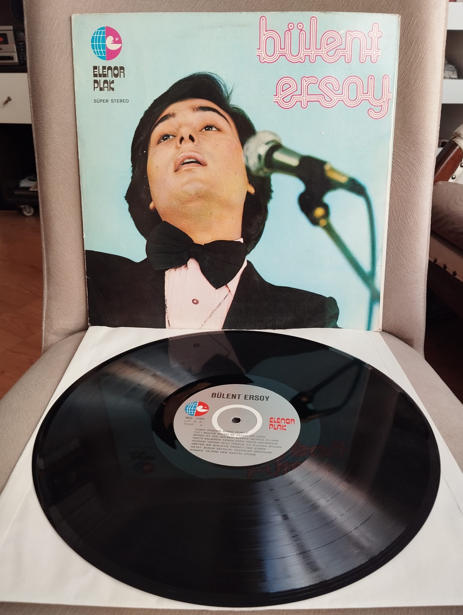 Bülent Ersoy –  Bülent Ersoy Konseri  - 1975 Türkiye  Basım LP Plak Albüm-2.EL