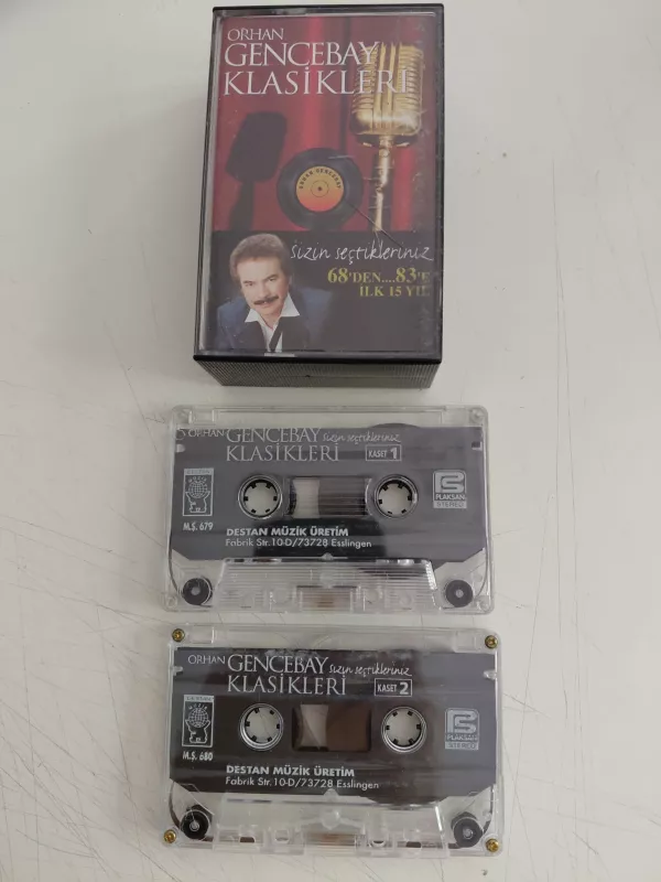 Orhan Gencebay ‎– Klasikleri:  (68’den... 83’e - İlk 15 Yıl) - 1998 Almanya Basım  2xKaset -2.el
