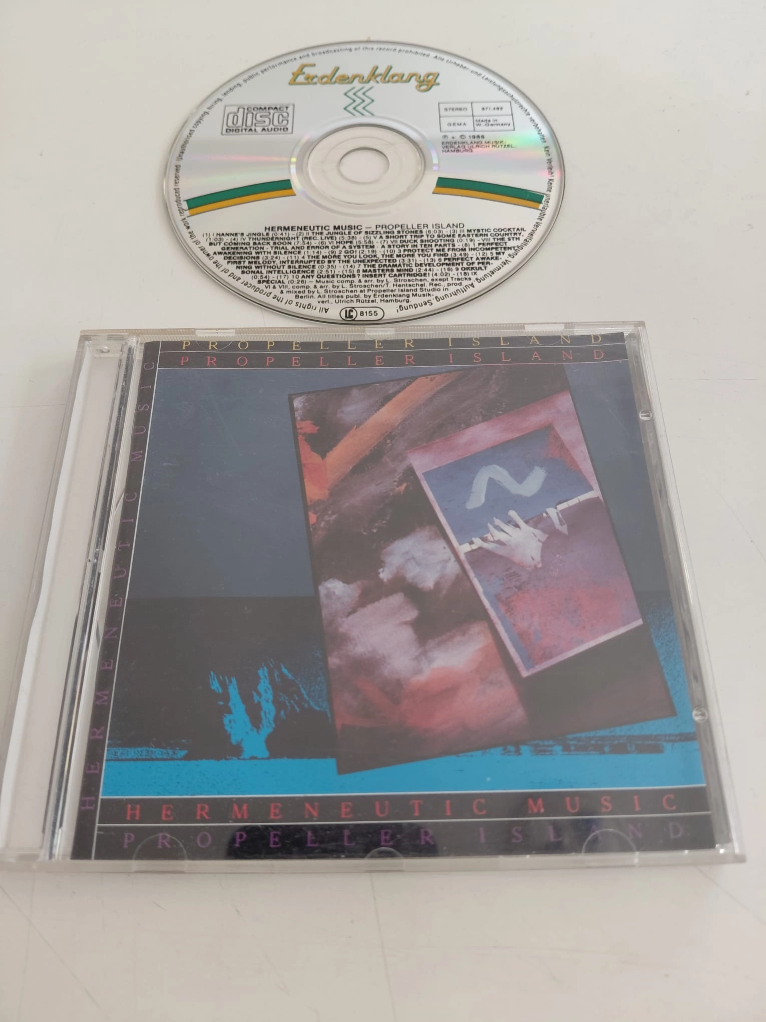 Propeller Island – Hermeneutic Music - 1988 Almanya Basım - CD Albüm-2.el