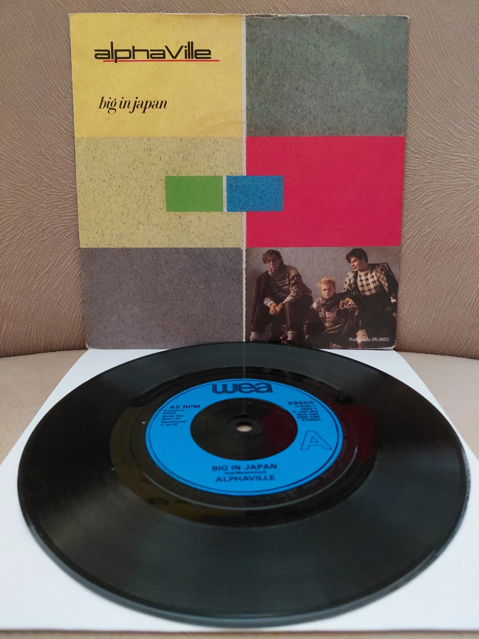 Alphaville  –  Big In Japan  - 1984  İngiltere Basım 45’lik  Plak