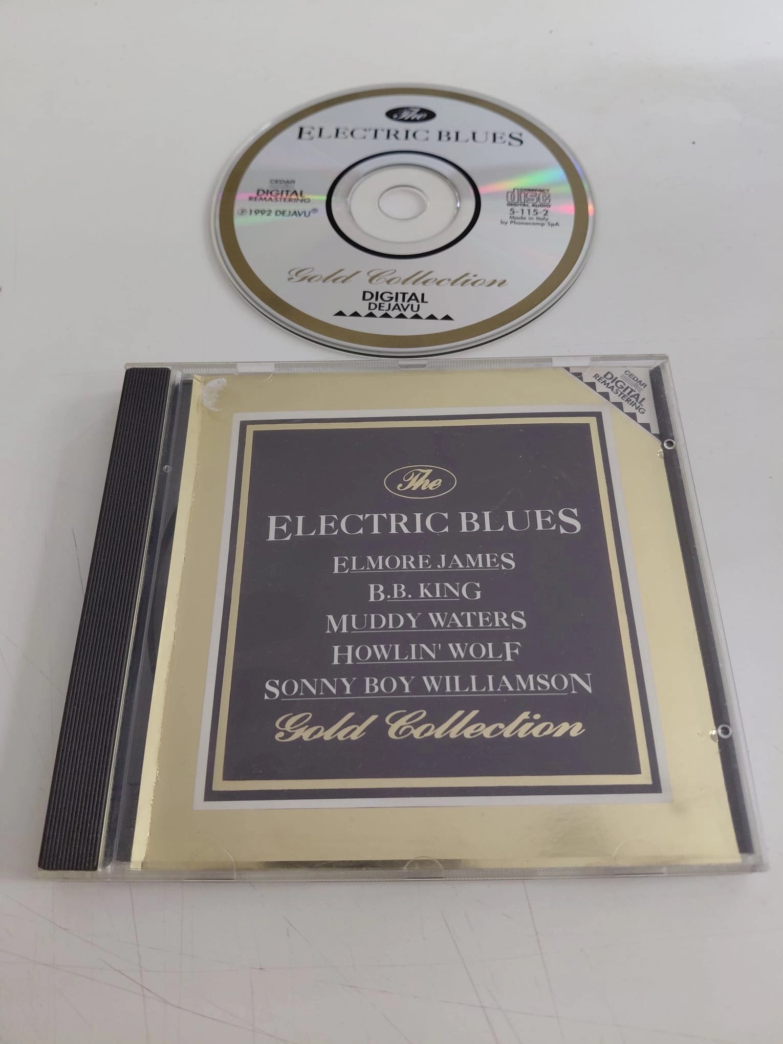 The Electric Blues Gold Collection( B.B. King ,Muddy Waters...) – 1992  İtalya Basım - CD Albüm-2.el