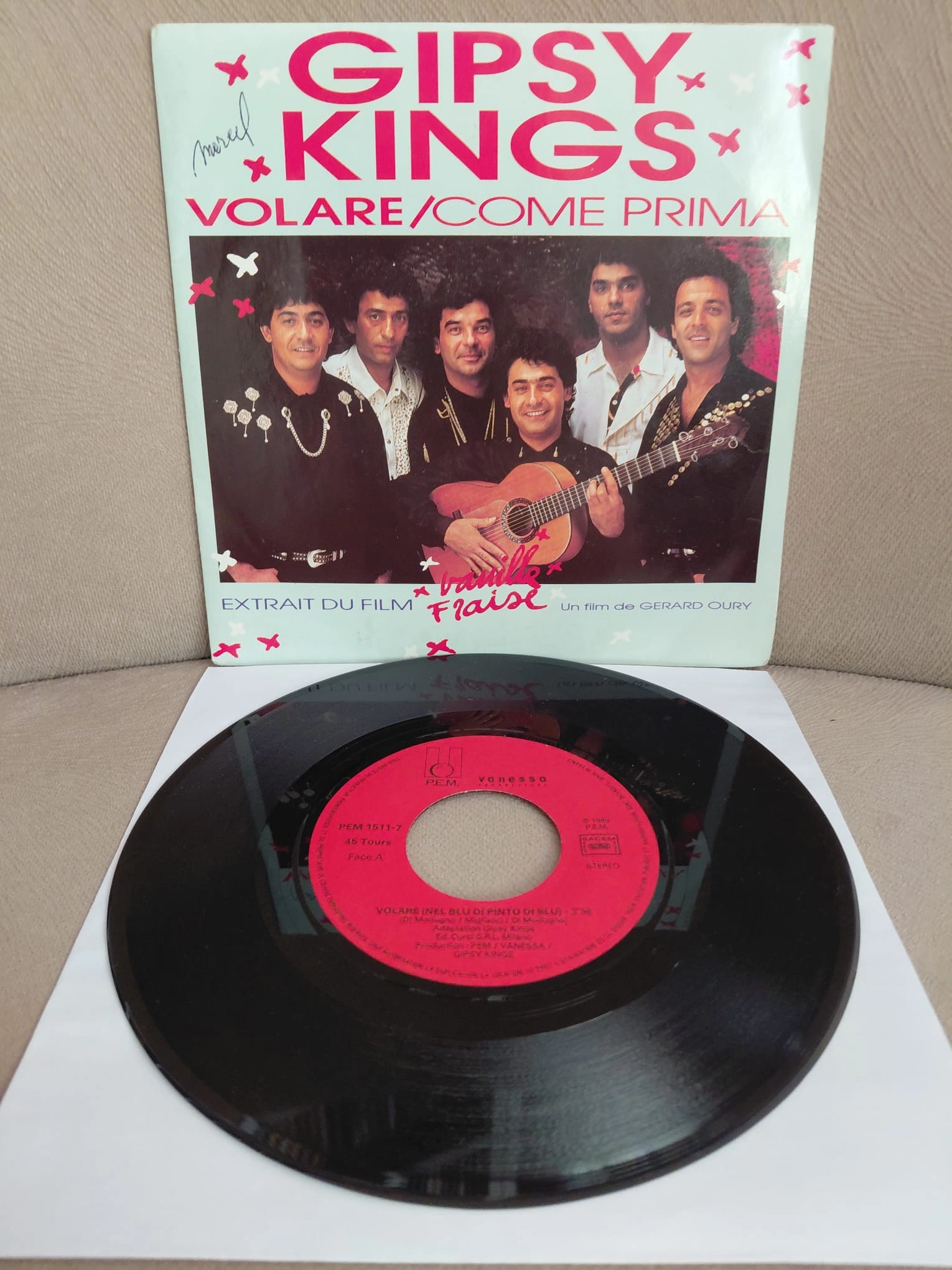 Gipsy Kings –   Volare  - 1989  Fransa Basım 45’lik  Plak