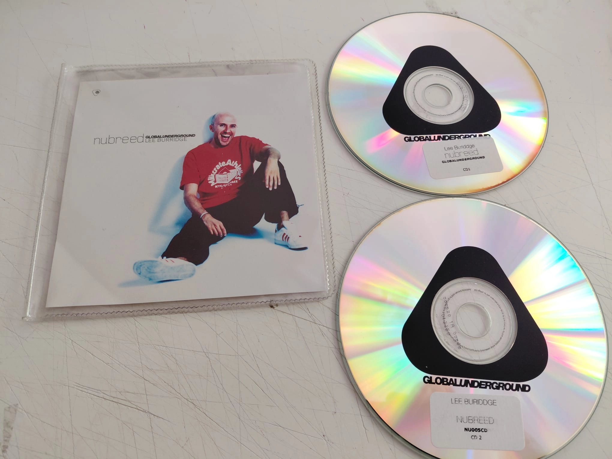 Lee Burridge – Nubreed Global Underground  - 2001 İngiltere Basım -2x CD, Mixed, Promo/Nadir-2.el