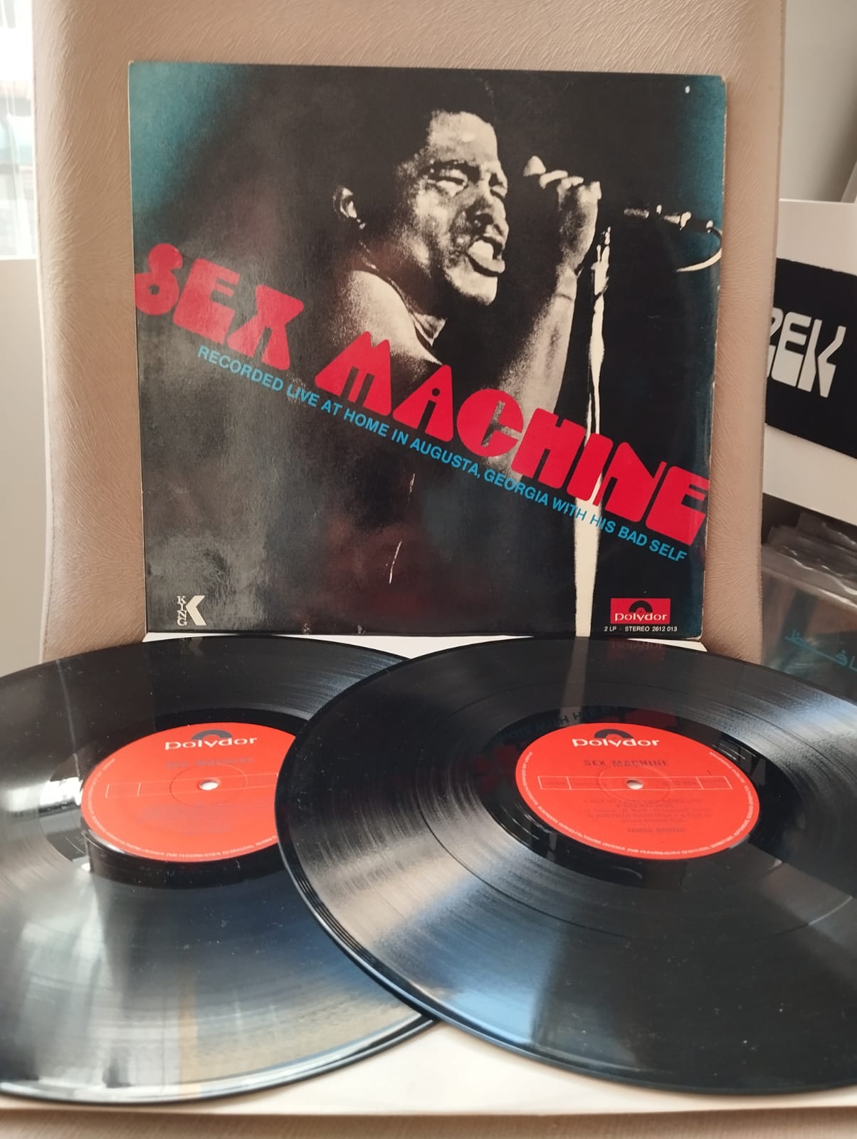 James Brown – Sex Machine - 1970 Almanya Basım - 33 lük 2xLP Plak Albüm-2.EL