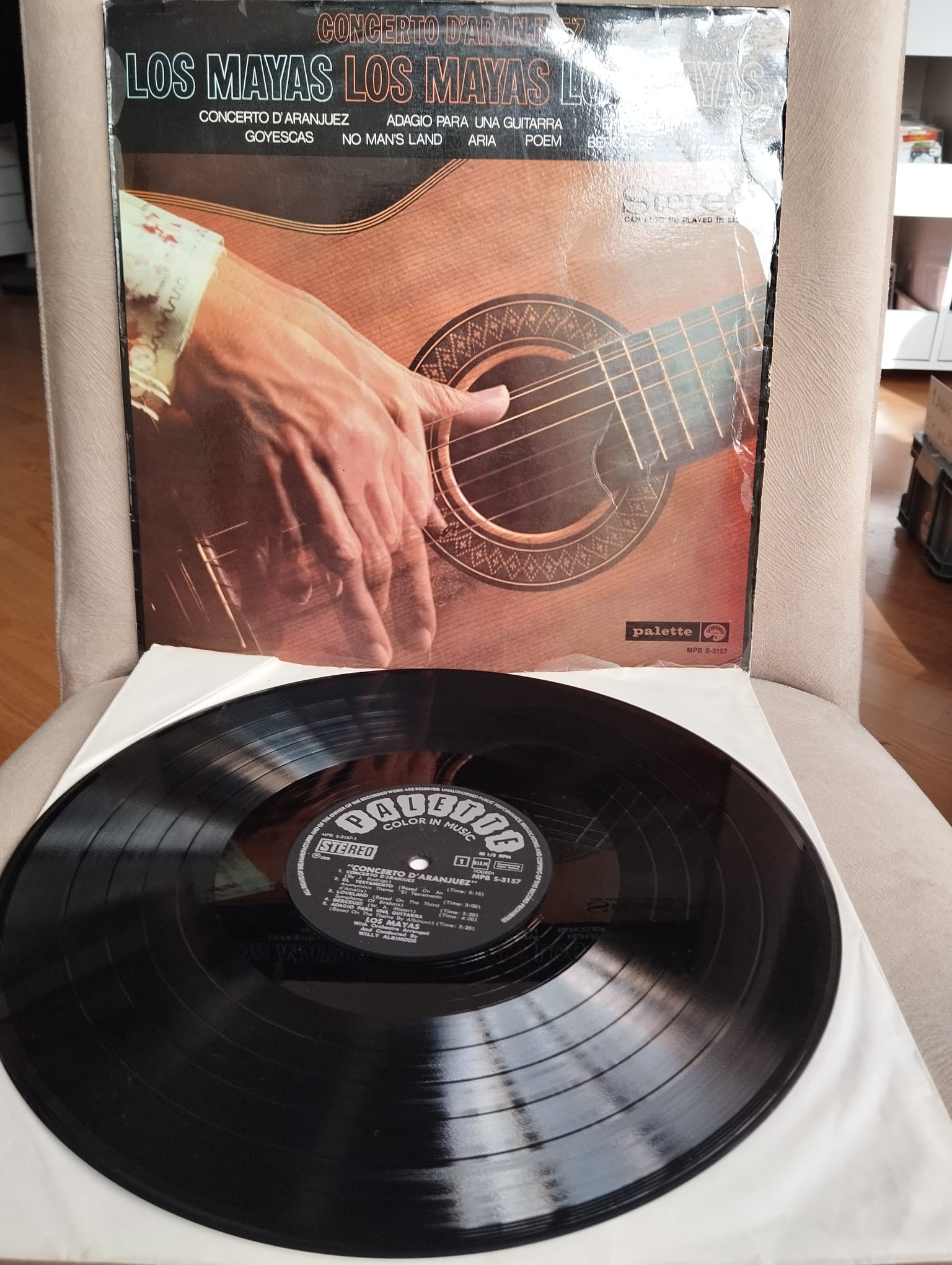 Los Mayas – Concerto D’Aranjuez - 1968 Hollanda Basım LP Plak Albüm -2.el