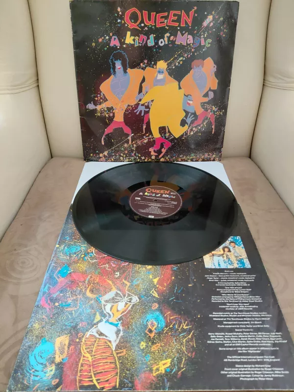 Queen – A Kind Of Magic - 1986 Fransa Basım 33 lük Plak - Lp Albüm-2.el