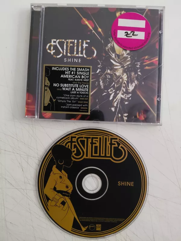 Estelle – Shine - 2008 Avrupa Basım CD Albüm-2.el