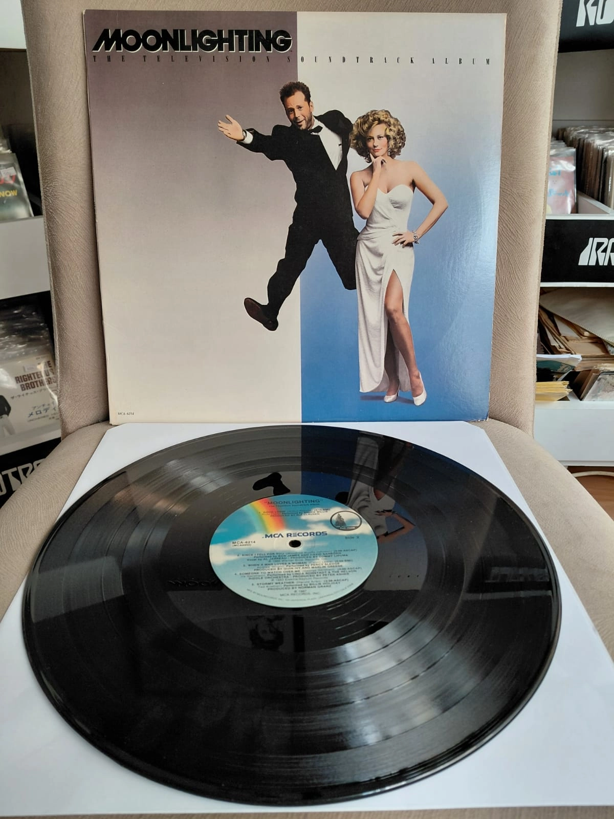 MOONLIGHTING /Mavi Ay (Soundtrack) - 1987 USA Basım LP Albüm - 33 lük Plak-2.el