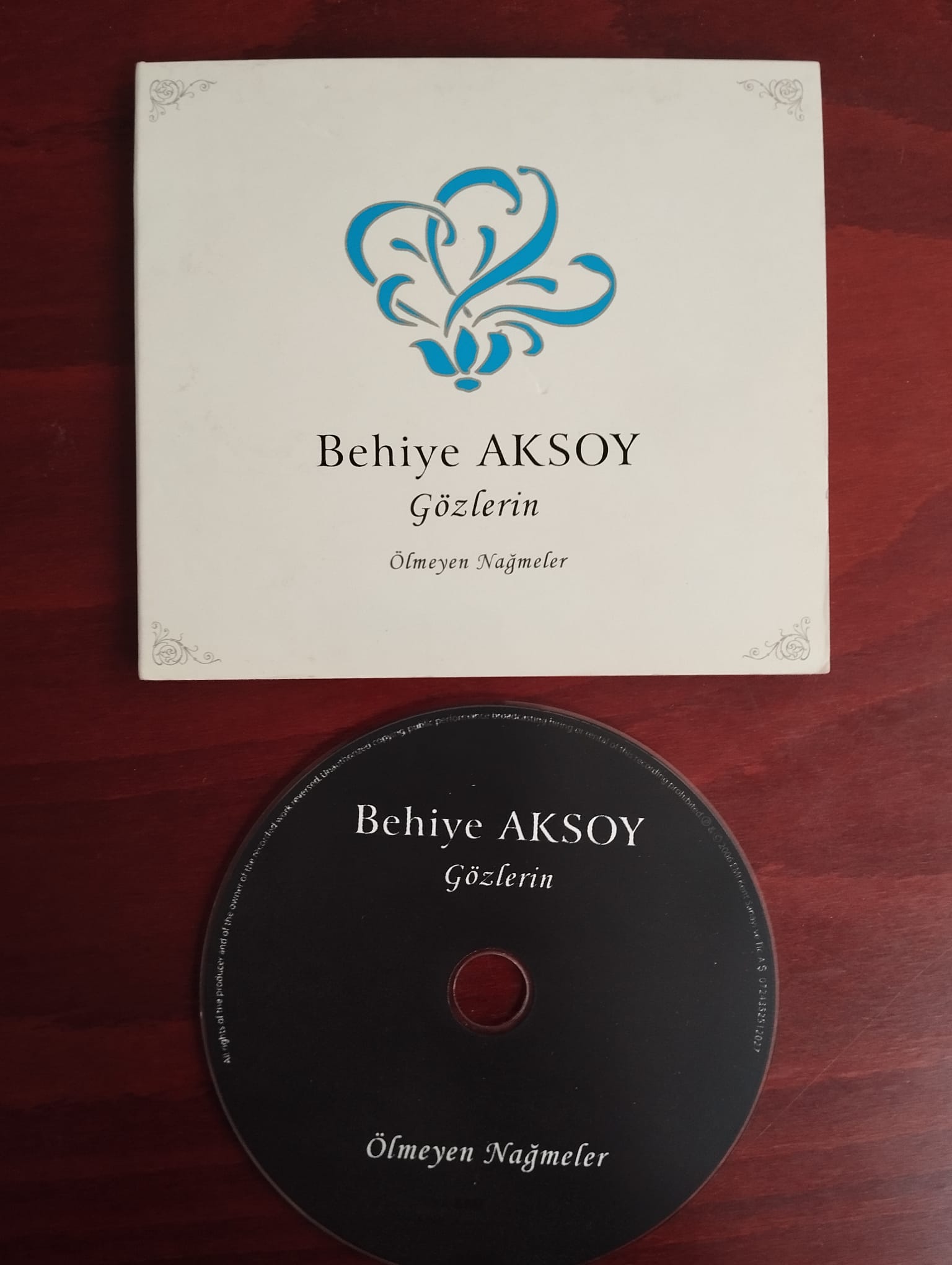 Behiye Aksoy - Gözlerin / Ölmeyen Nağmeler  - Türkiye  Basım  2. El CD Albüm