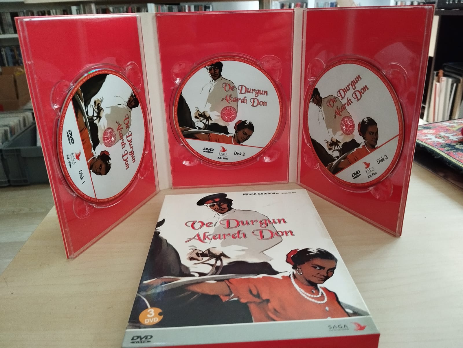 Ve Durgun Akardı Don (Tikhiy Don) -  Mihail Şolohov -   3xDVD Box Set-2.EL