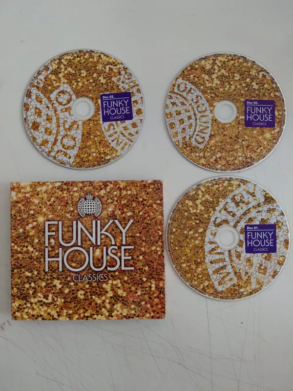 Funky House Classics (Scott Grooves ,Eric Prydz..)  - 2010 İngiltere Basım 3xCD Albüm-2.el