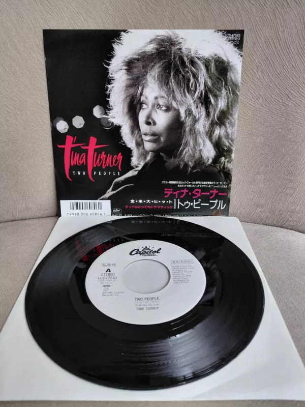 Tina Turner  – Two People/ Havin’ A Party - 1986  Japonya Basım 45lik Plak-2.el