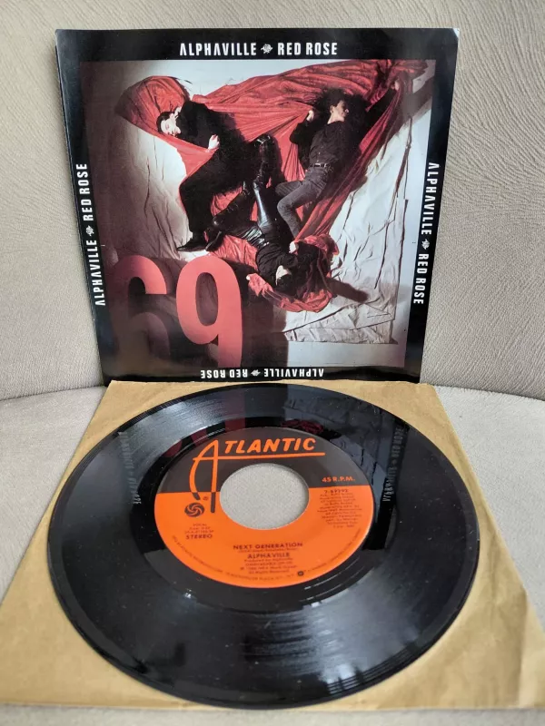 Alphaville  – Red Rose -  1986 USA  Basım 45 lik Plak-2.el