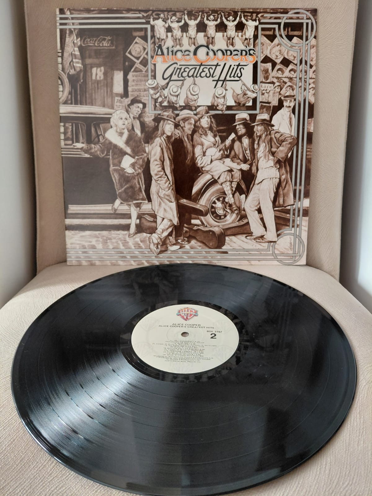 ALICE COOPER - Alice Cooper’s Greatest Hits - 1983 USA Basım LP Plak-2.el