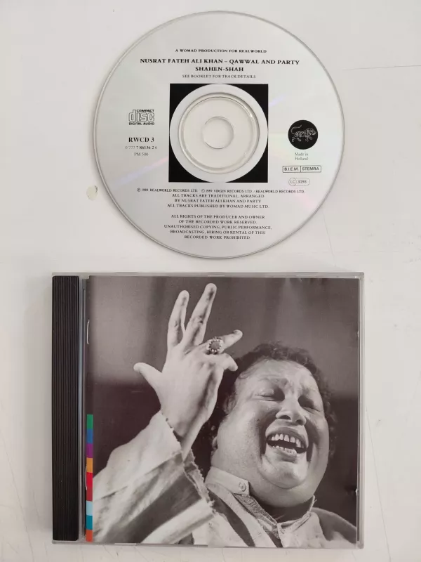Nusrat Fateh Ali Khan – Qawwal And Party - Shahen-Shah – İngiltere Basım - CD Albüm-2.el