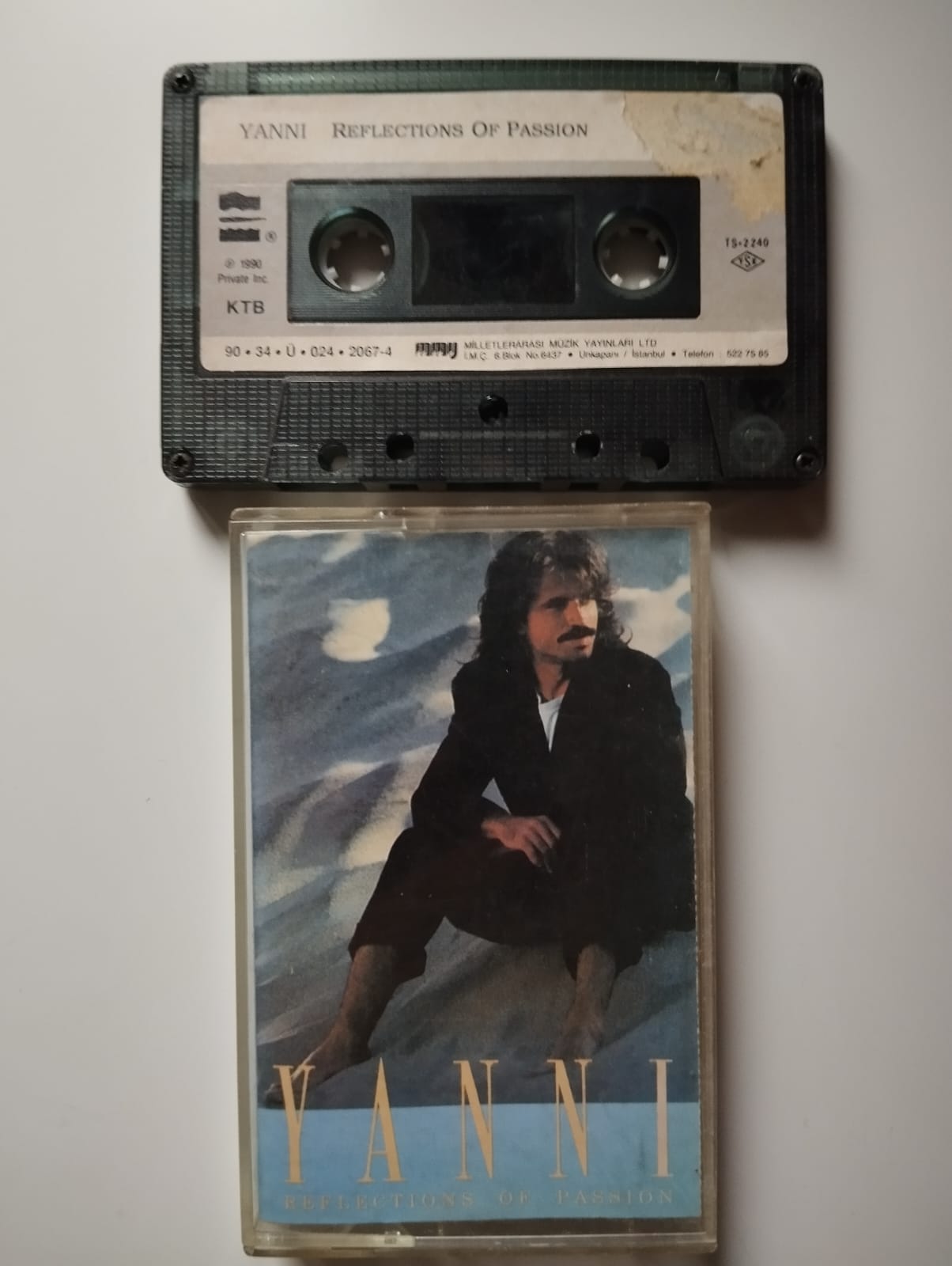 Yanni – Reflections Of Passion - 1990 Türkiye Basım 2. El Kaset