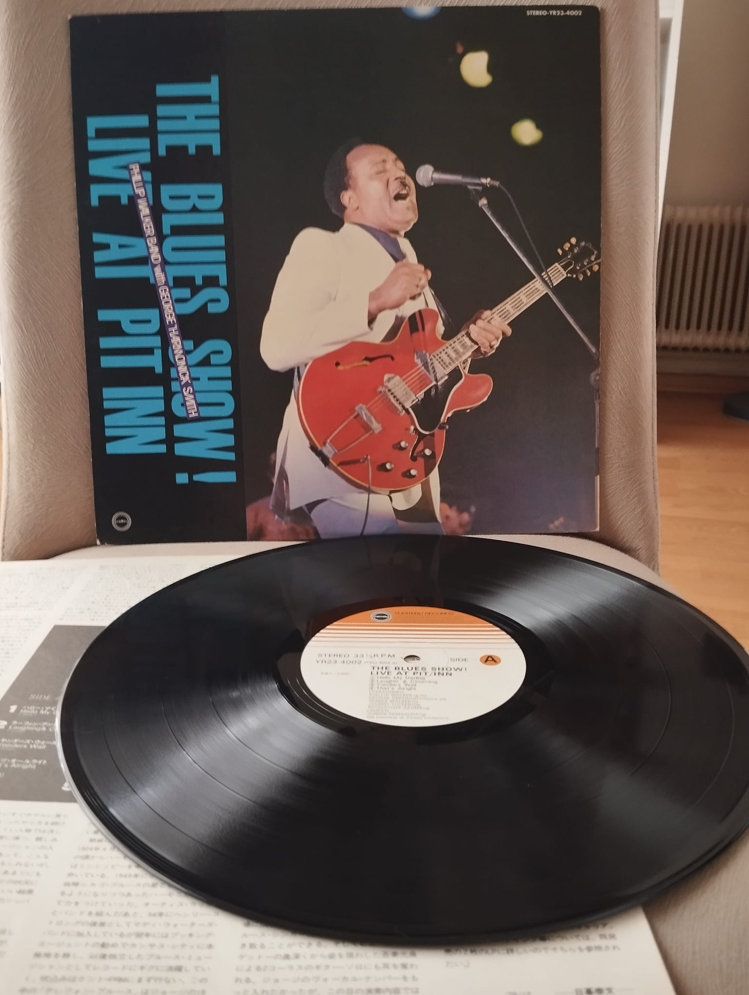 Phillip Walker – The Blues Show! Live At Pit Inn - 1979 Japonya Basım LP Plak-2.el