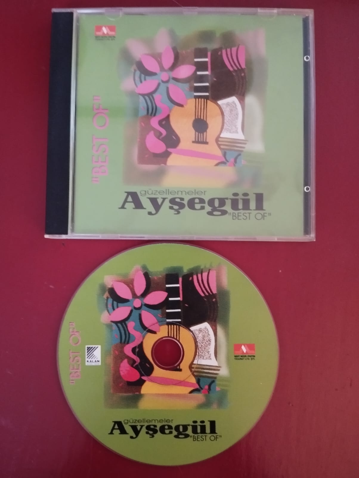 AYŞEGÜL  - GÜZELLEMELER - Best of  - Türkiye  Basım CD Albüm - 2.El