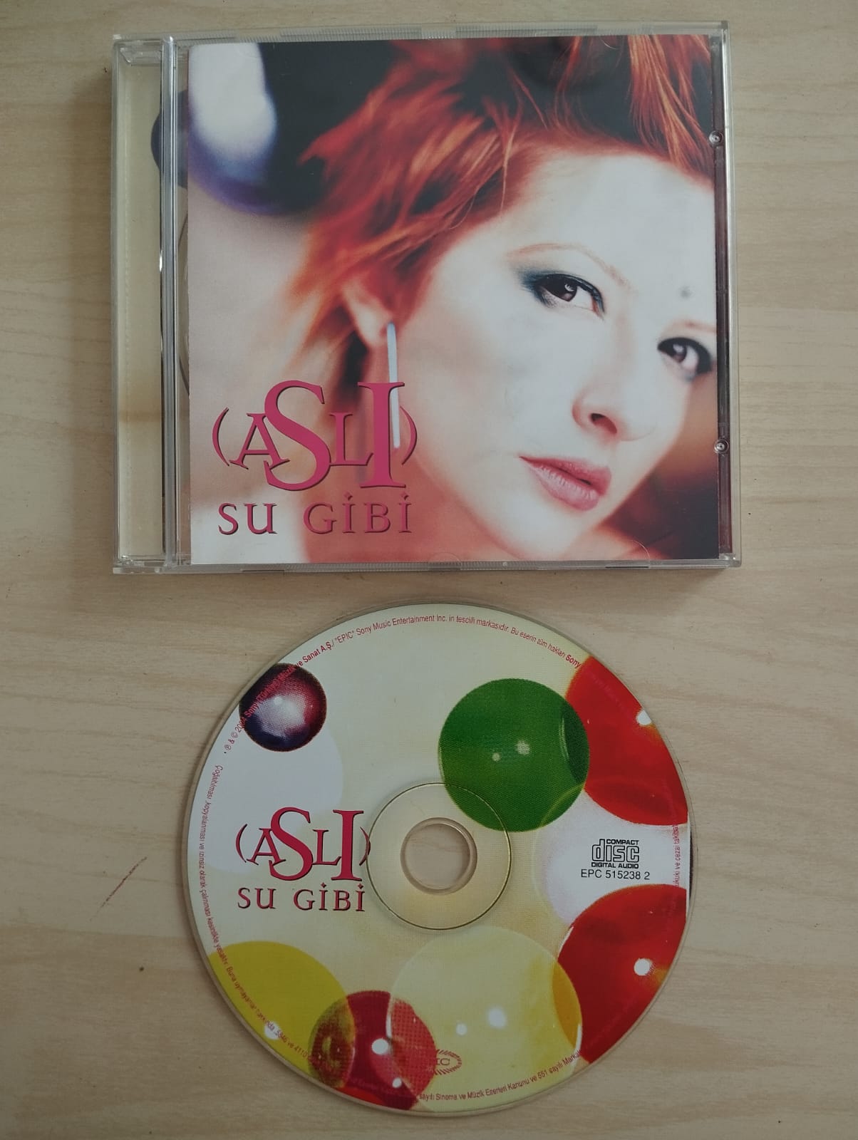 Aslı – Su Gibi - 2004 Türkiye Basım - CD Albüm-2.el