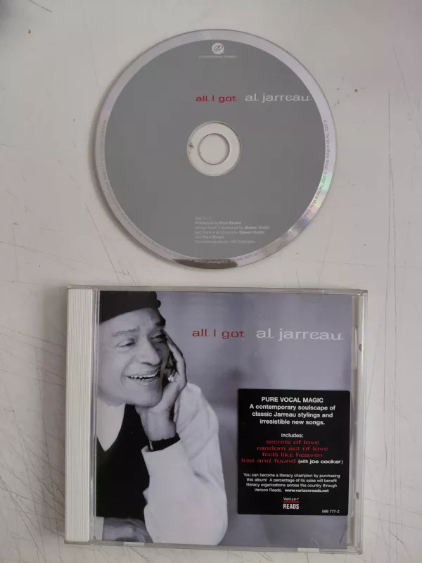 Al Jarreau – All I Got - 2002 İngiltere Basım CD Albüm-2.el
