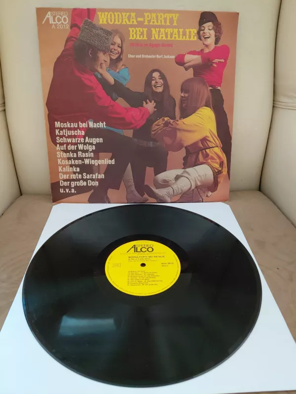 Wodka - Party Bei Natalie – 28 Hits (Kalinka-Katjuscha...) - Almanya Dönem Basım LP Plak Albüm-2.el