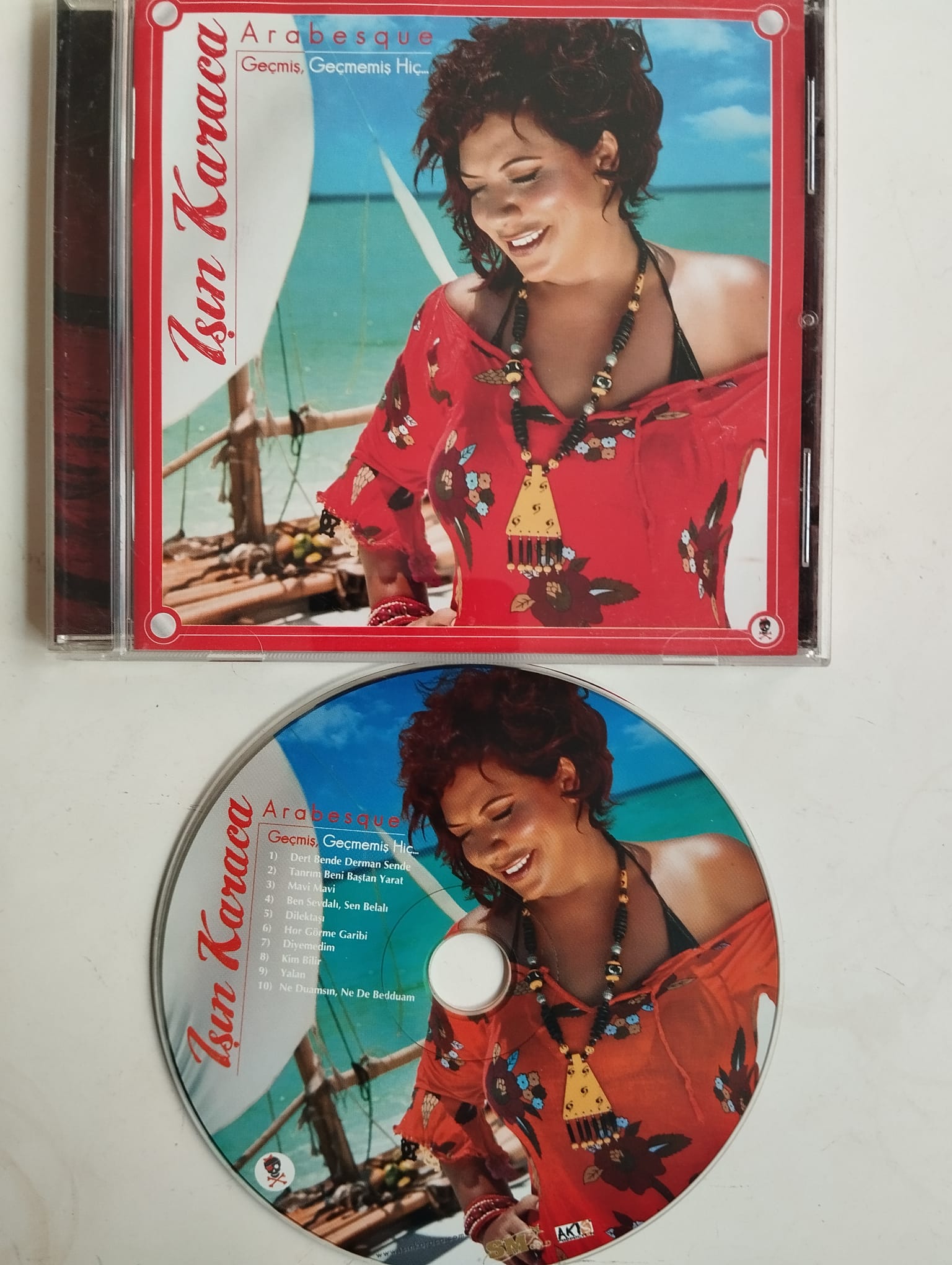 Işın Karaca – Arabesque / Geçmiş, Geçmemiş Hiç.. - Türkiye Basım - 2. El CD Albüm