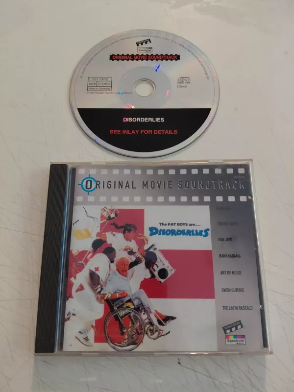 Disorderlies  (Soundtrack) -  1995 Almanya Basım CD Albüm-2.el