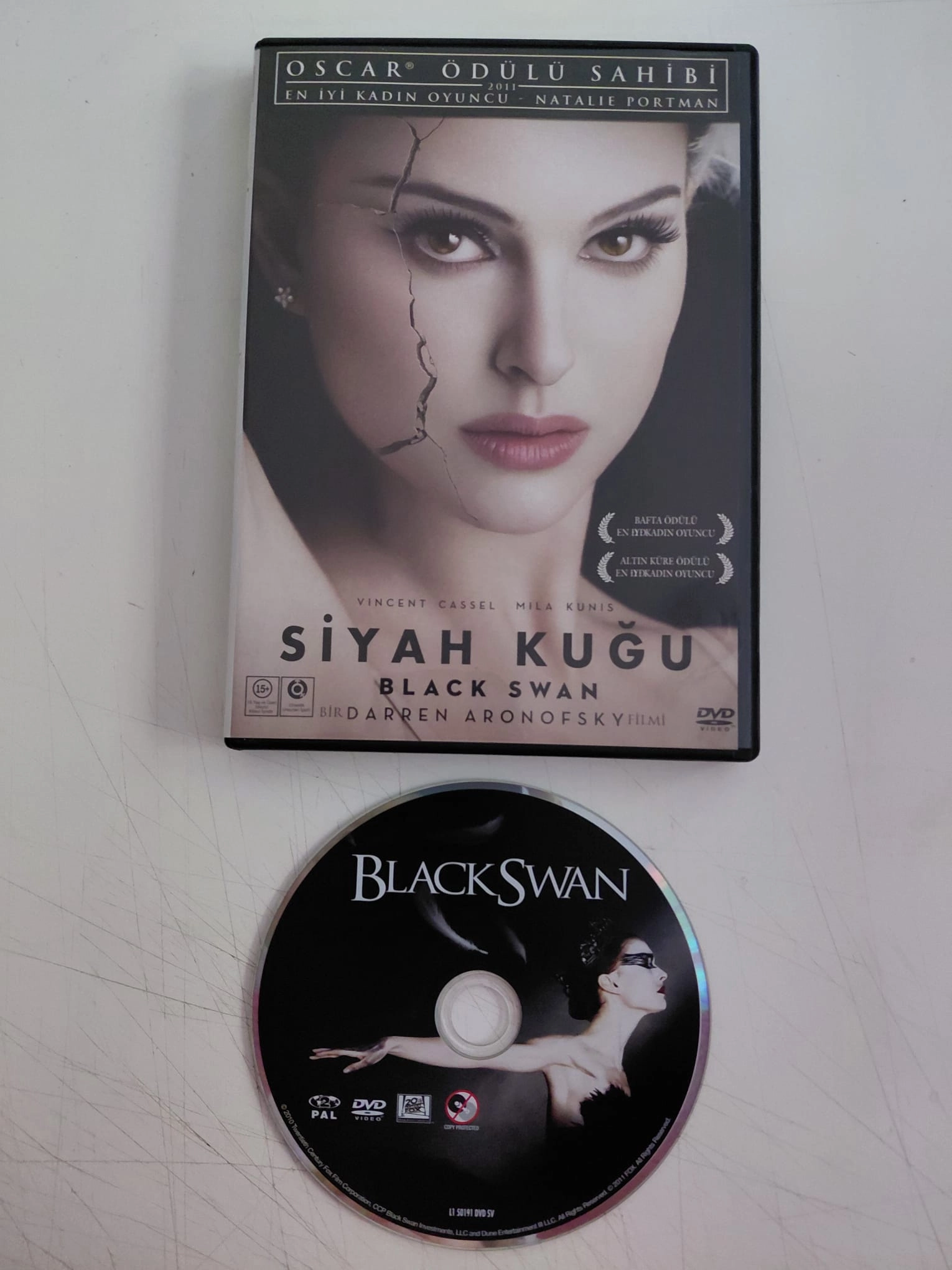 Black Swan (Siyah Kuğu) -  Natalie Portman, -  DVD Film-2.el