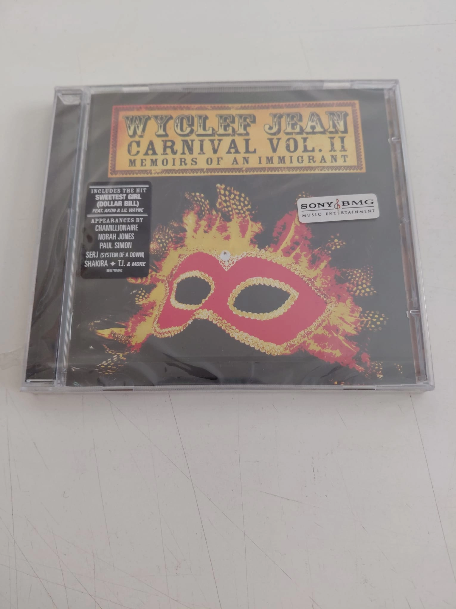Wyclef Jean – Carnival Vol. II... Memoirs Of An Immigrant  - CD Albüm /Açılmamış Ambalajlı