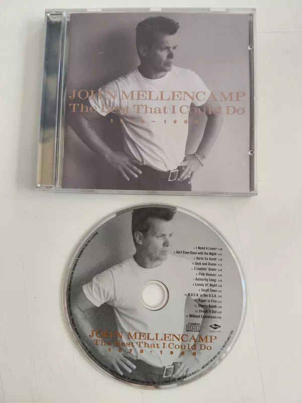 John Mellencamp  ‎– The Best That I Could Do (1978-1988) - 1997 Avrupa Basım - CD Albüm-2.el