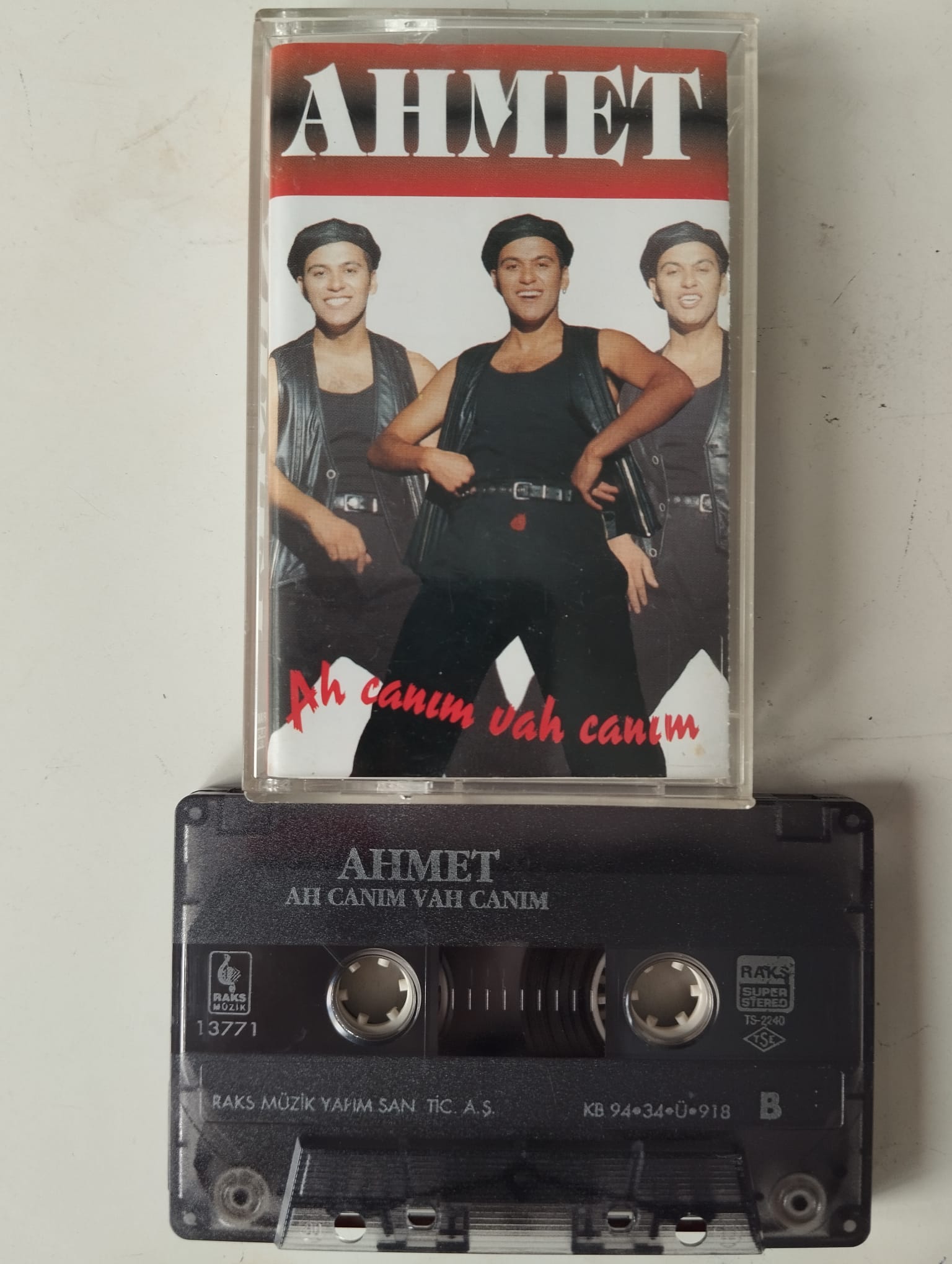 Ahmet  ‎– Ah Canım Vah Canım  - 1994  Türkiye Basım 2. El Kaset Albüm