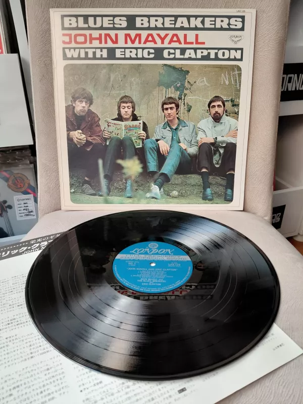 John Mayall With Eric Clapton – Blues Breakers - 1978 Japonya Basım 33 Lük LP Albüm Plak-2.el