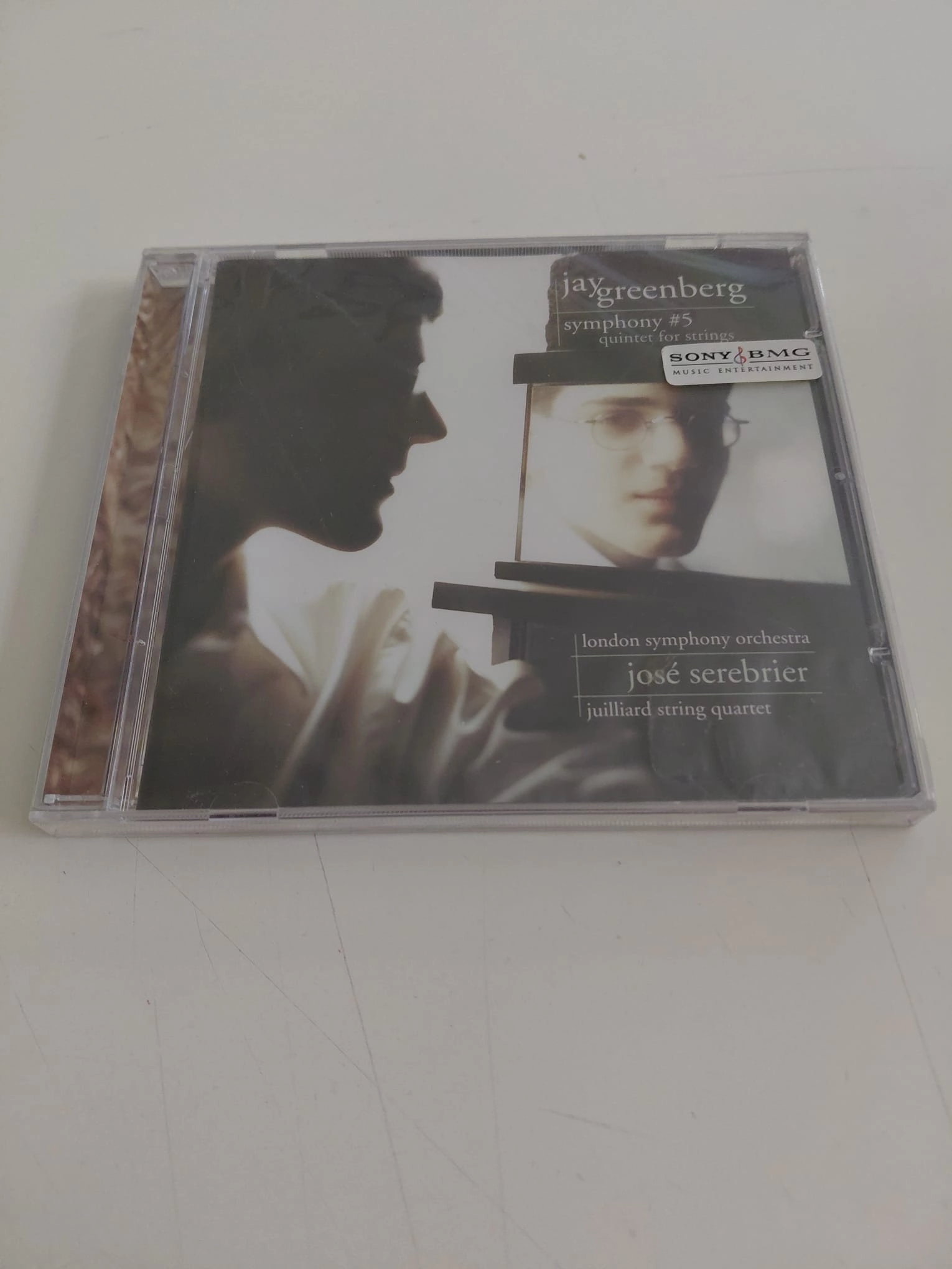 Jay Greenberg – Symphony #5 / Quintet For Strings - 2006 Avrupa Basım - CD Albüm /Jelatinli