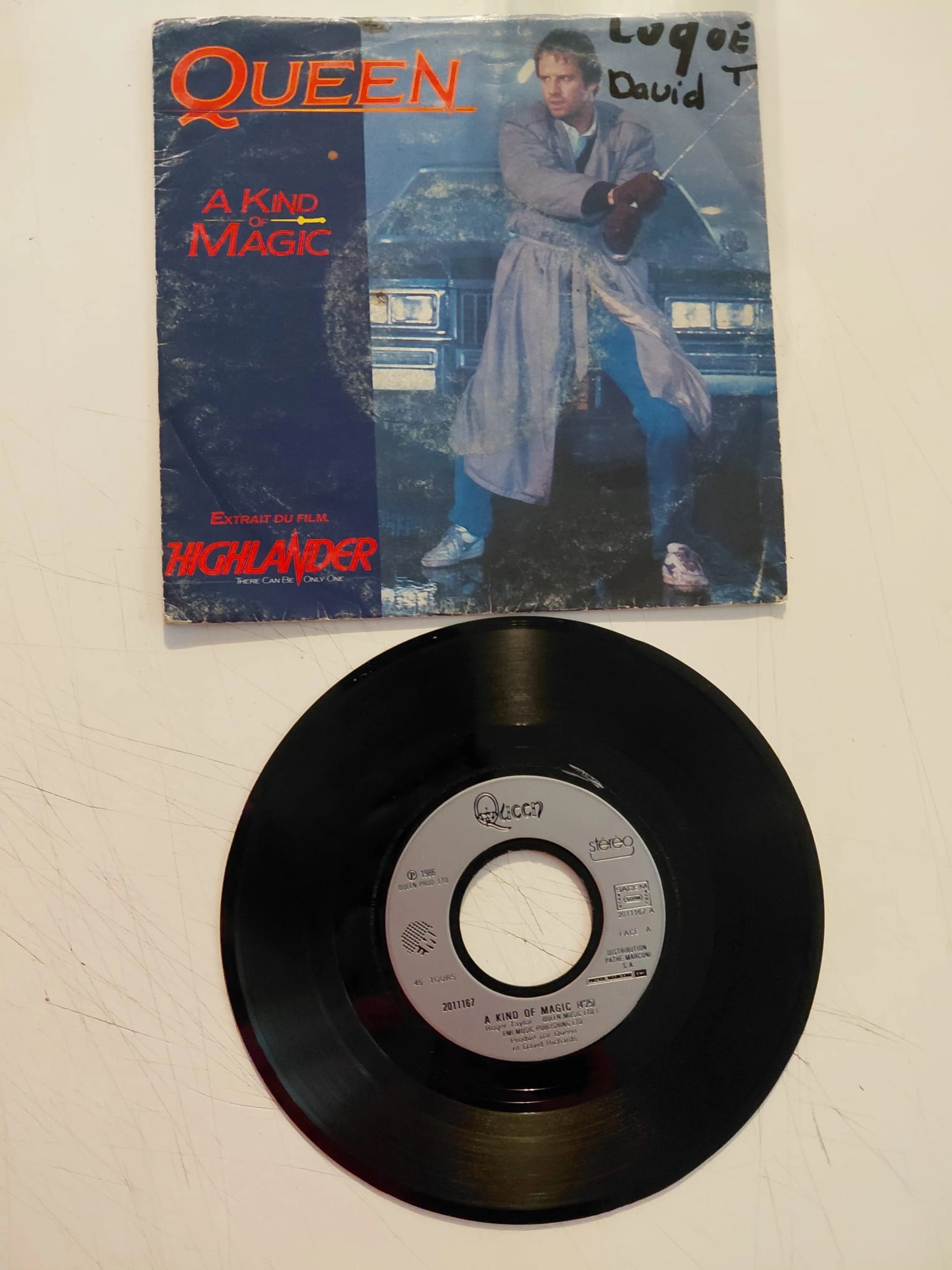 QUEEN - A KIND OF MAGIC- 1986 HOLLANDA  BASIM  45’LİK PLAK